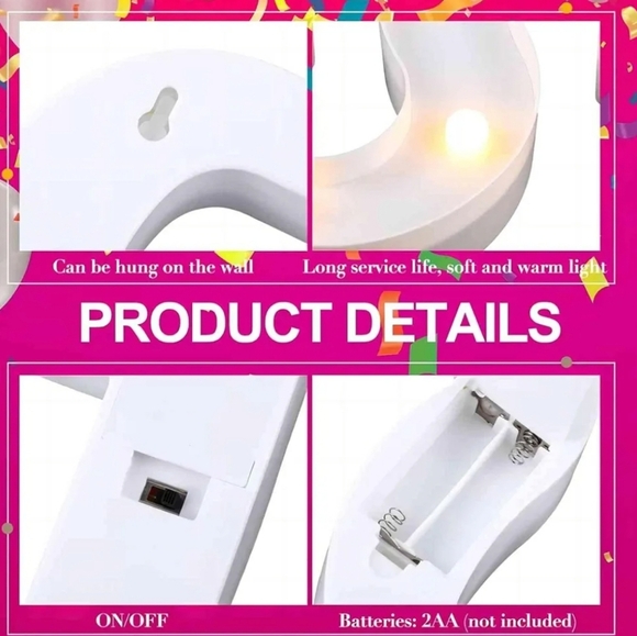 SPA Marquee Light Up Letters - Warm White NEW - Picture 3 of 11